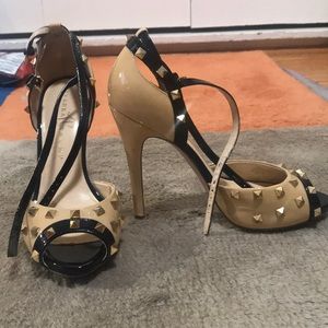 Ivanka Trump spiky high heels.